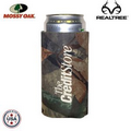 Mossy Oak or Realtree Camo Premium Collapsible Foam 12 Oz. Heineken "Slim" Can